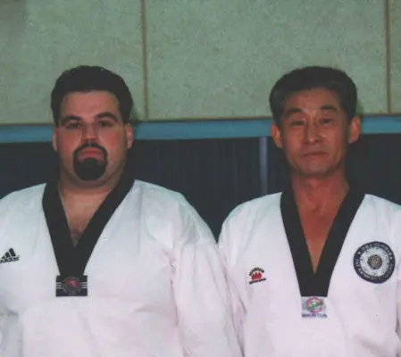 KJN Spillmann with martial arts legend