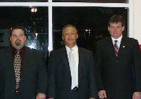 KJN Spillmann with Grandmaster S.J. Kim