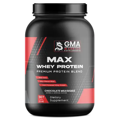 GMA Max Whey Protein Chocolate Milkshake