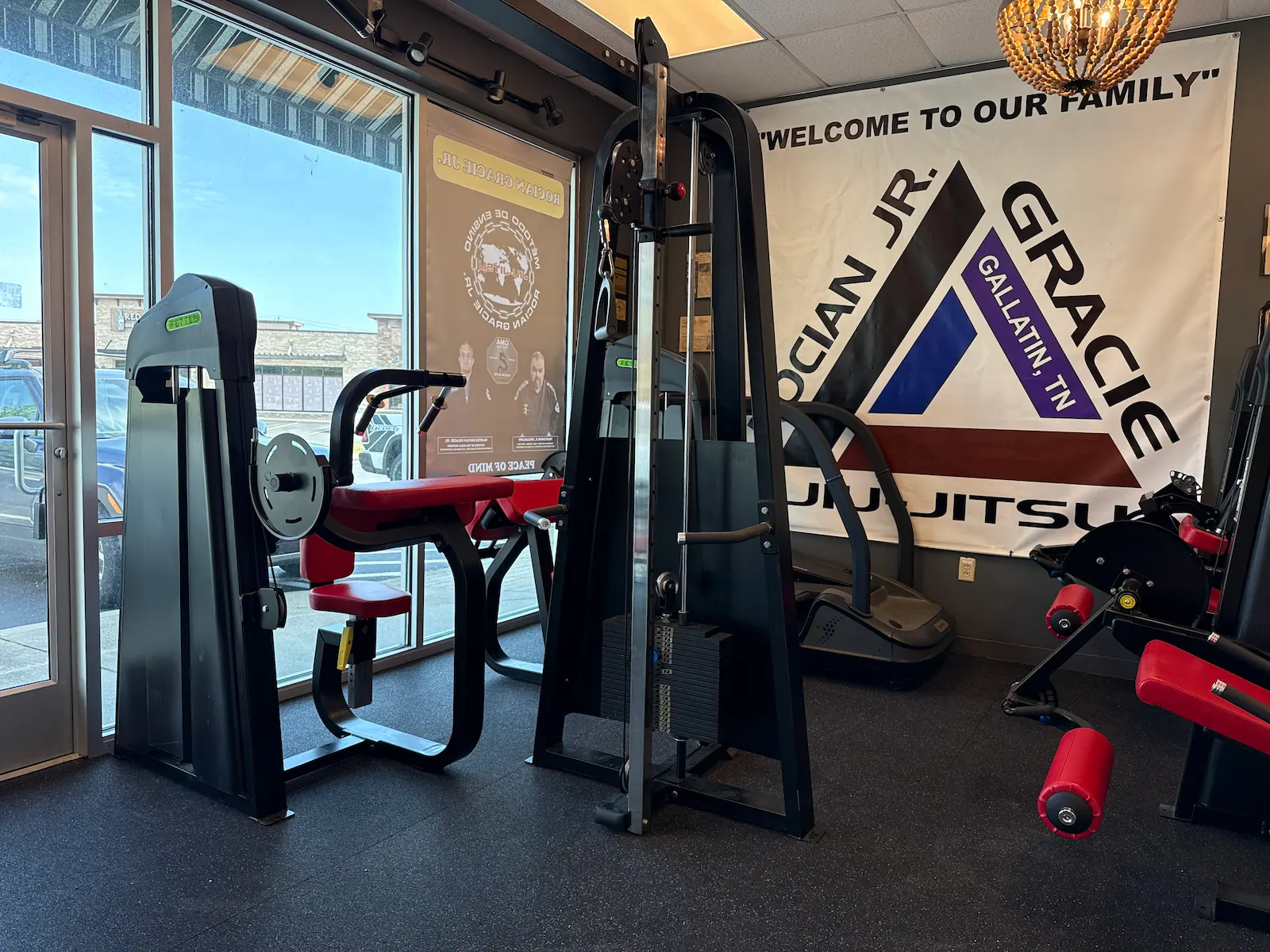 Fitness and strength training area at Global Martial Arts USA in Gallatin, TN