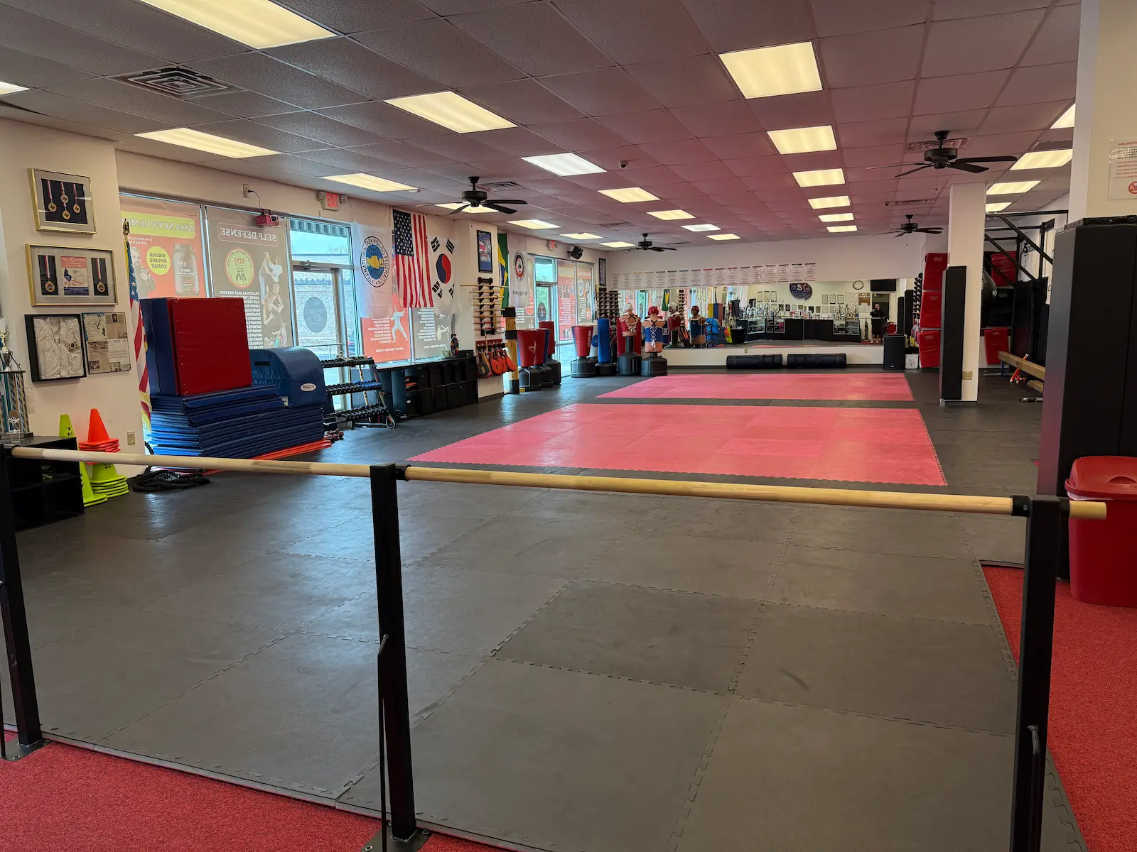 Main training floor at Global Martial Arts USA in Gallatin, TN