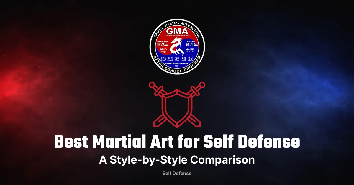 Best martial art for self defense comparison guide from Global Martial Arts USA