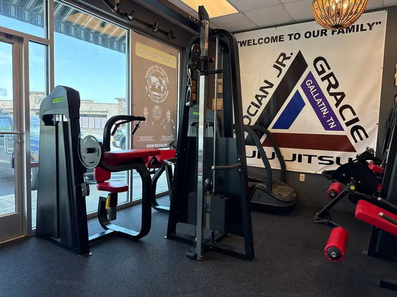 Fitness and strength training area at Global Martial Arts USA in Gallatin, TN