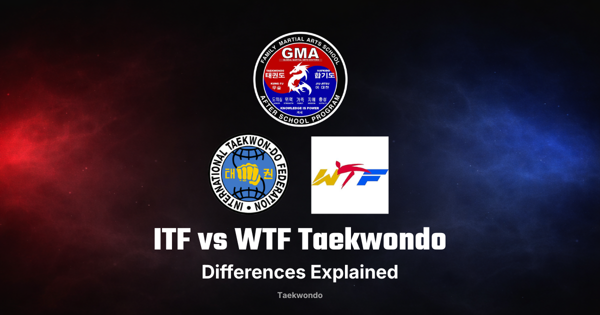 ITF vs WTF TaeKwonDo: The Differences Explained