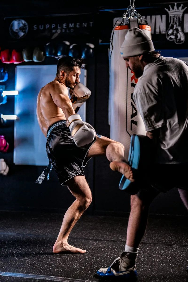 First responders training tactical self defense techniques together as a team